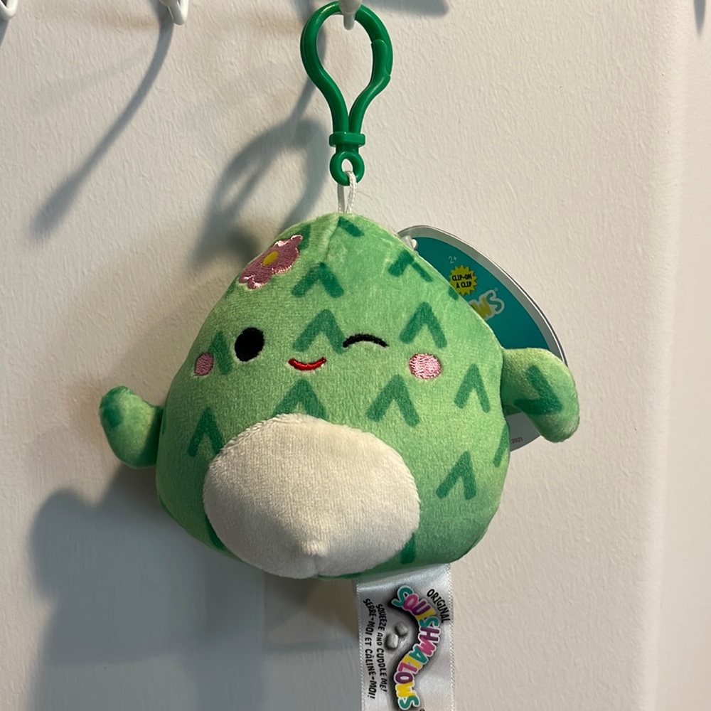 Squishmallows Maritza the Cactus 3.5” clip